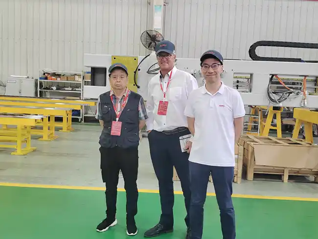 ANDRITZ Soutec Group executives visited AOTTO and jointly drew a new blueprint for cooperation in door ring laser weldin…